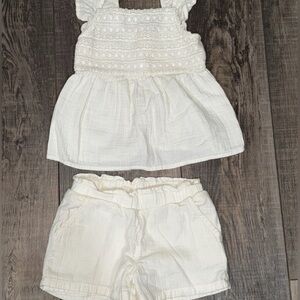 White Boho Crop Tops